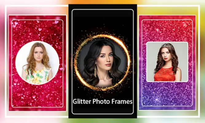 Glitter Photo Frames android App screenshot 7